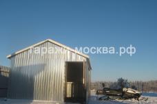 Гаражи из профильных листов Москва