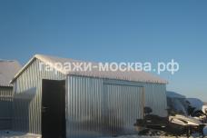 Гаражи из профильных листов Москва