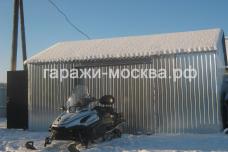 Гаражи из профильных листов Москва