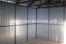 Гаражи из профильных листов Москва