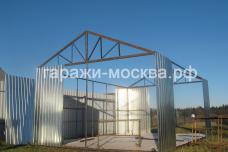 Гаражи из профильных листов Москва
