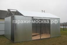 Гаражи из профильных листов Москва