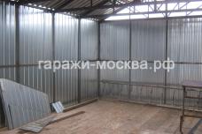 Гаражи из профильных листов Москва